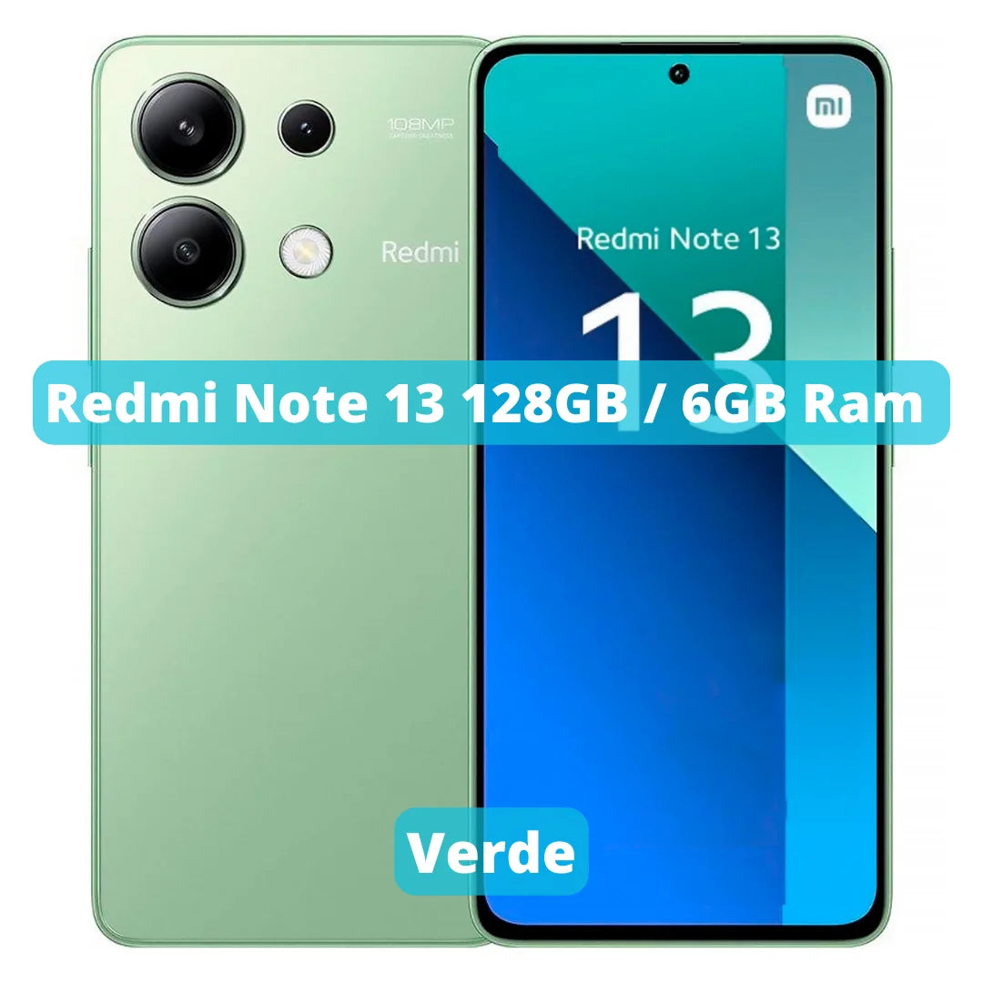 Xiaomi Redmi Note 13 Versão Global | Smartphone 4G , ROM Global , Câmera 108MP , Carregador 33W