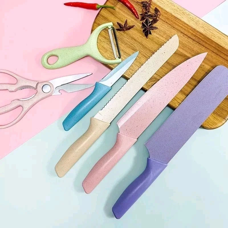 Kit Completo de Facas de Cozinha Profissionais-Conjunto Premium-Facas de Alta Qualidade para Preparação e Corte