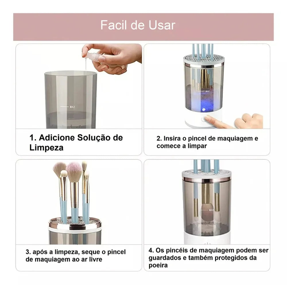 Limpa Pincéis Elétrico USB