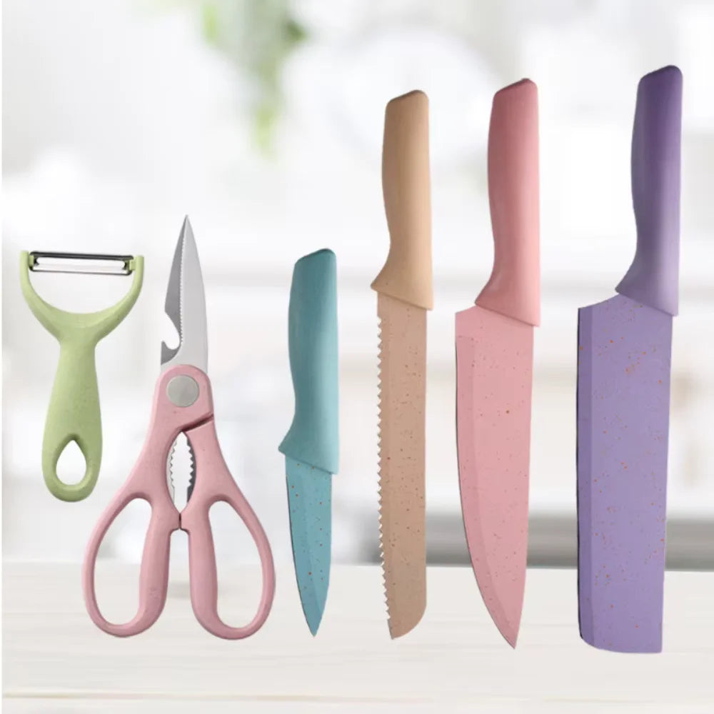 Kit Completo de Facas de Cozinha Profissionais-Conjunto Premium-Facas de Alta Qualidade para Preparação e Corte