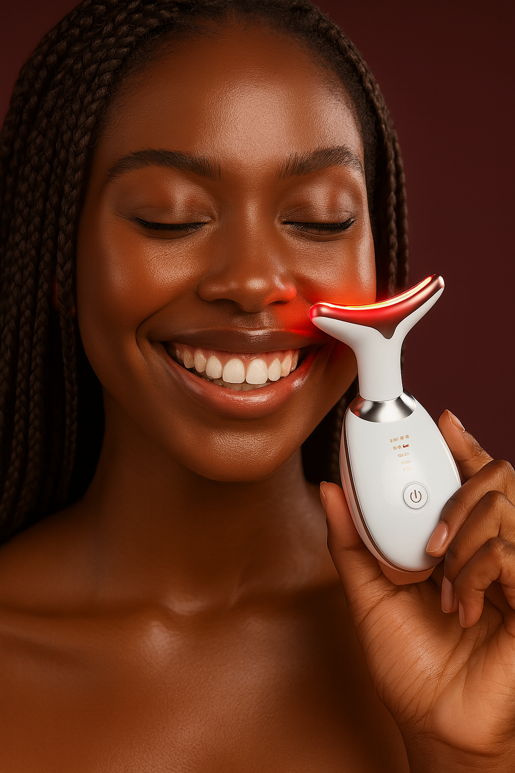 Dispositivo de Beleza para Pescoço 7 Cores Massageador Facial