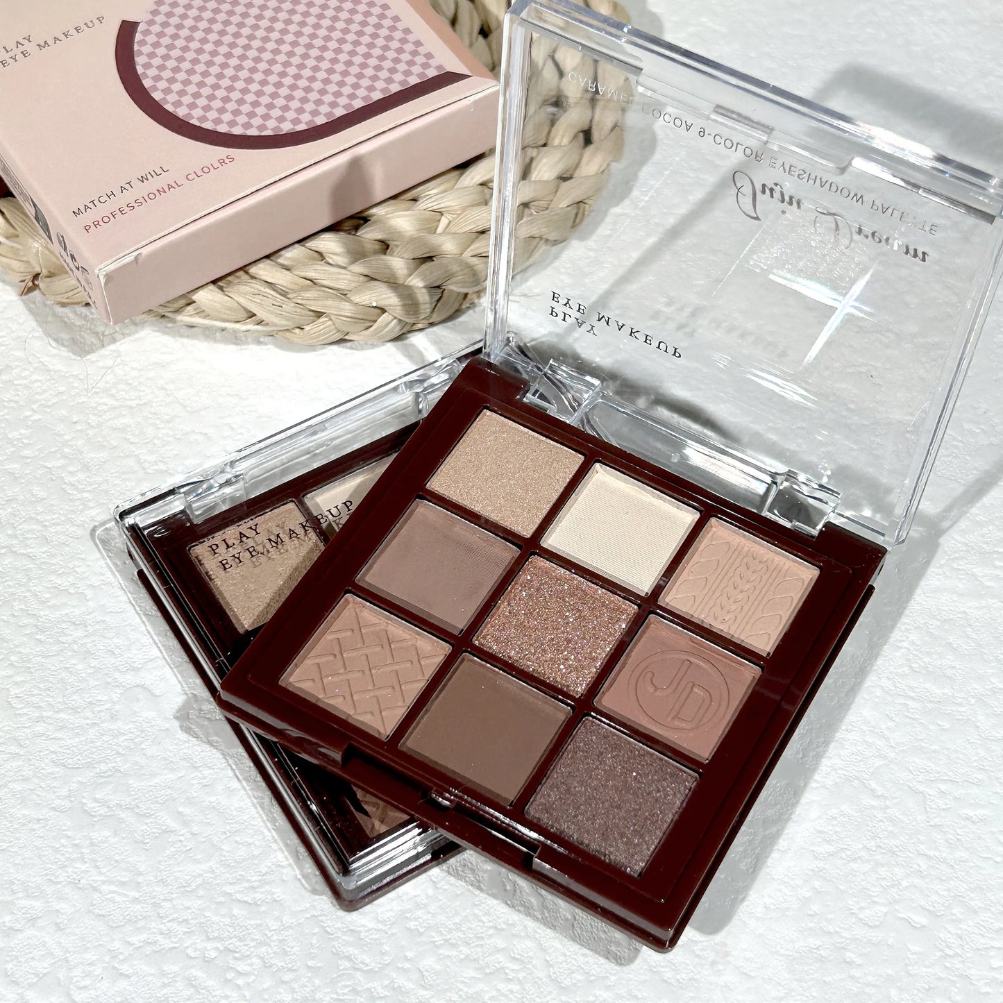 Paleta de Sombras Chocolate Marrom Terra Quente