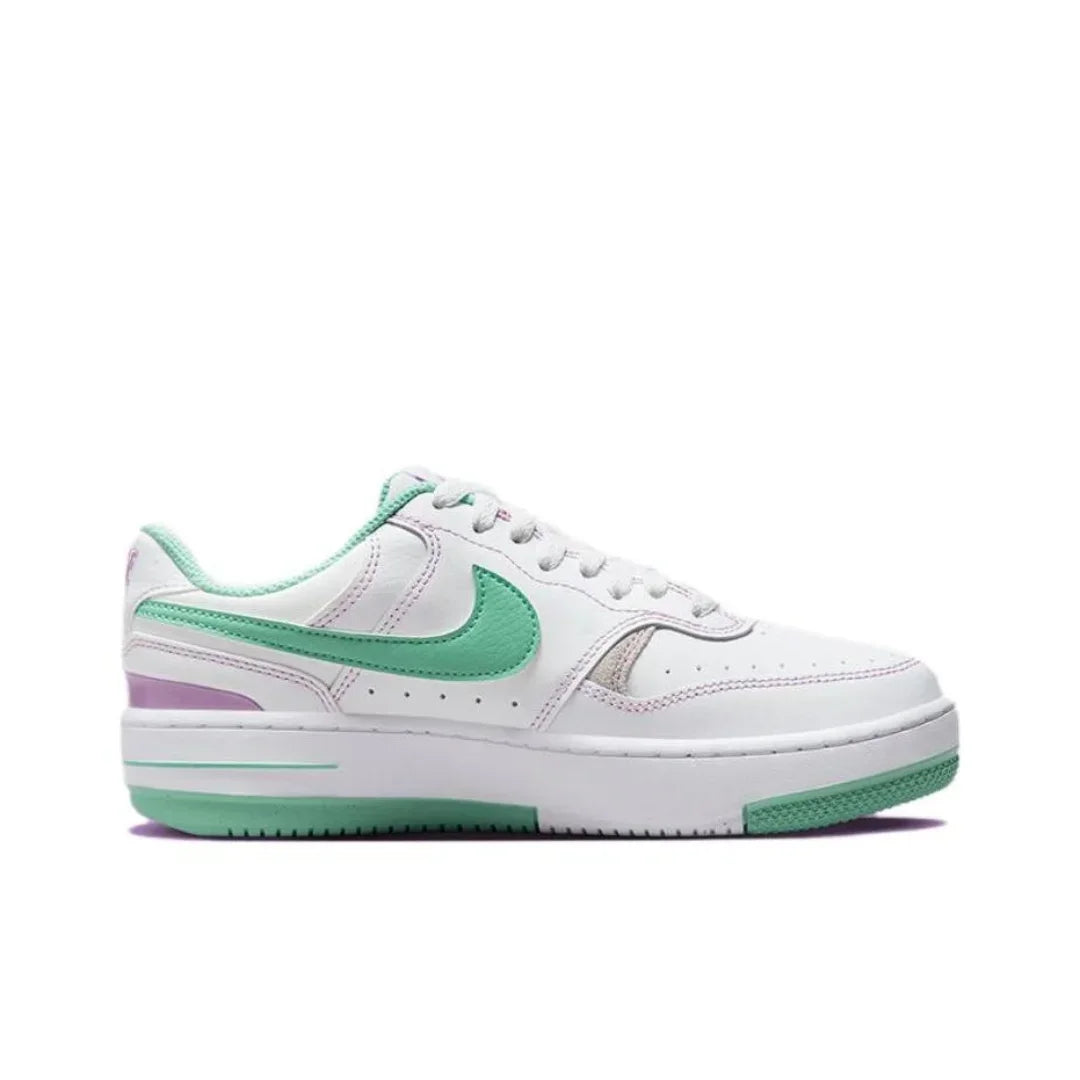 Nike branco verde colorway Gamma Force Sapatos de placa de baixa moda confortáveis antiderrapantes resistentes ao desgaste Modelos masculinos e femininos