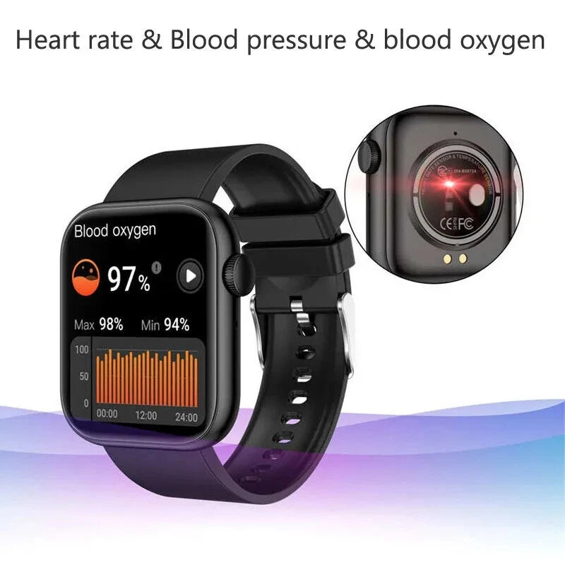 Relógio Inteligente 2025 para Mulheres, Tela Sensível ao Toque Completa, Chamada Bluetooth, À Prova d'Água, Relógio Fitness Esportivo, Smartwatch Lady Reloj Mujer