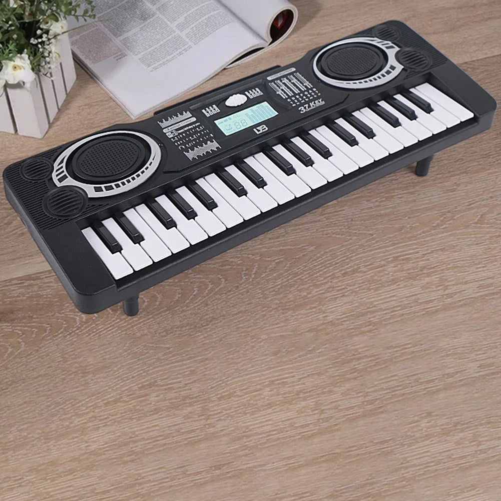 Piano Eletrônico Digital Crianças Brinquedo Educativo Portátil 37 Teclas Teclado de Piano Eletrônico Crianças Instrumento Musical