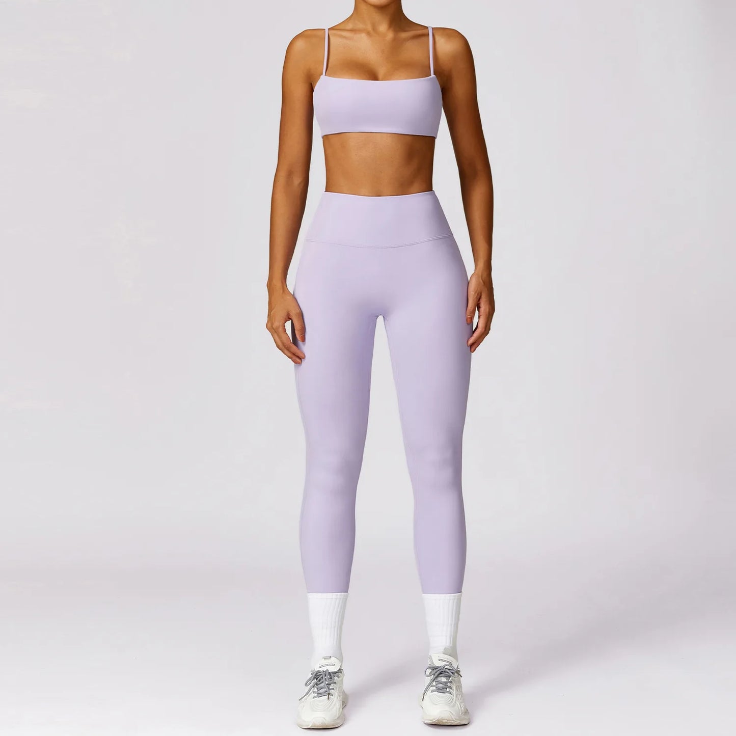 Sexy Fitness Treino Mulheres Conjunto de Ioga Treino Sem Costura Sportswear Roupas de Ginástica Sutiã Esportivo Top Leggings de Cintura Alta Ternos Esportivos