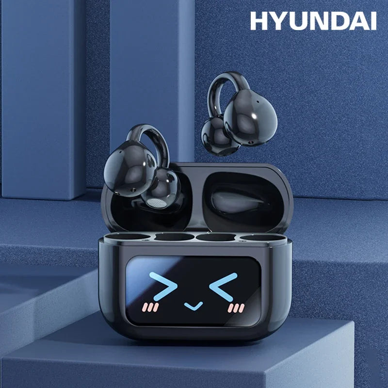 Novo Fone de Ouvido Bluetooth Sem Fio Inteligente com Tradução em Clip - Futuro Audiovisual com Tela Sensível ao Toque