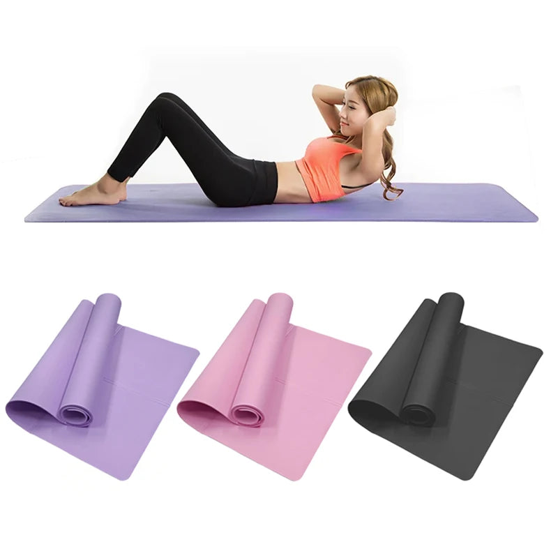 Tapetes de Yoga de EVA de 4MM de espessura, antiderrapantes, para exercícios, yoga e pilates, tapetes de ginástica, equipamentos de fitness