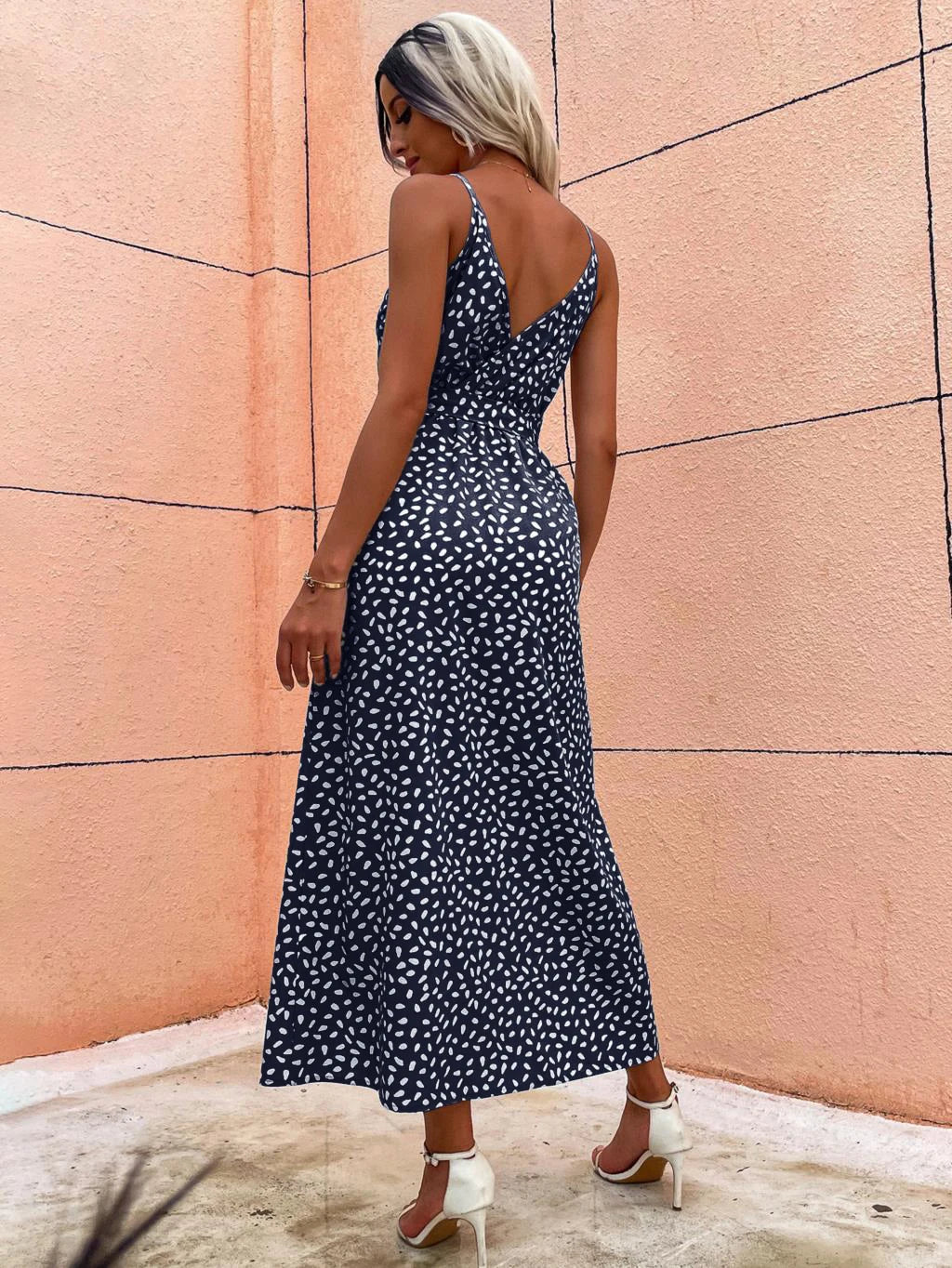 Verão Mulheres Backless Floral Vestido Impresso, Vestidos Longos, Roupas Femininas, Vestido Feminino, Vestidos de Praia Femininos, Mulheres Sexy Traje Mulheres