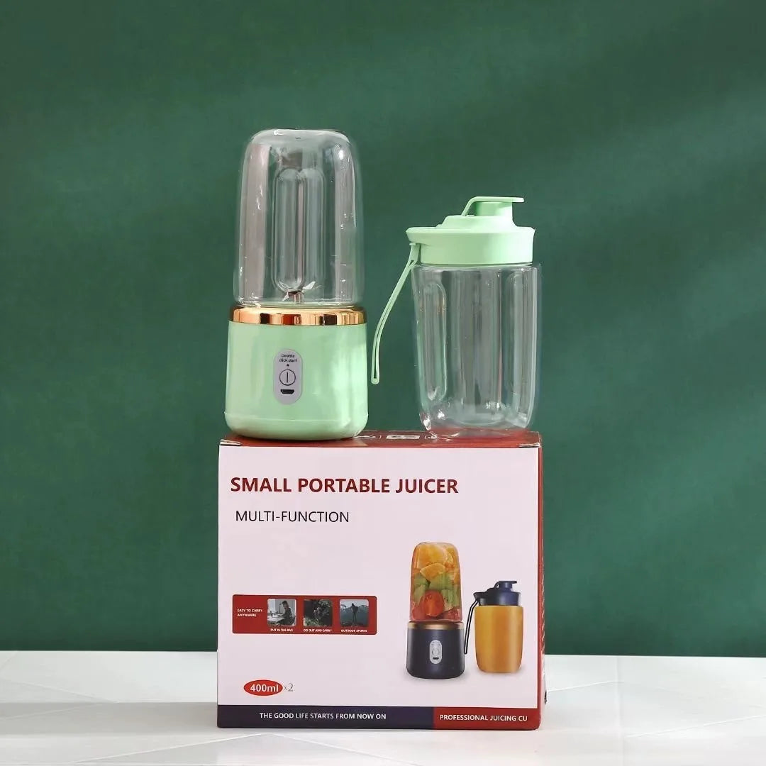 Liquidificador Portátil de Suco Usb Recarregável, Máquina de Copo de Suco com 6 Lâminas, Liquidificador Automático de Smoothie de Frutas