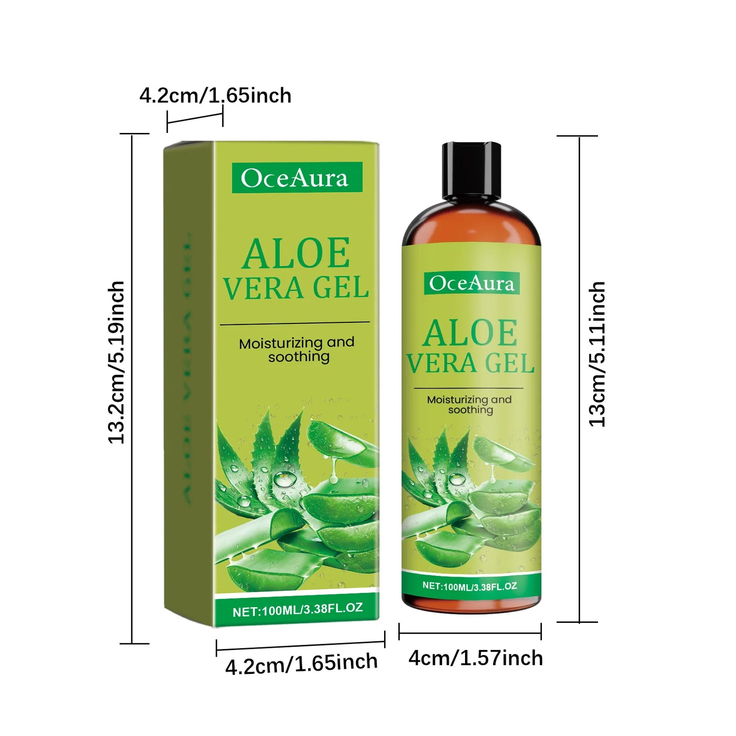 Gel de Aloe Vera Nutritivo Hidratante Suavizante Amaciante