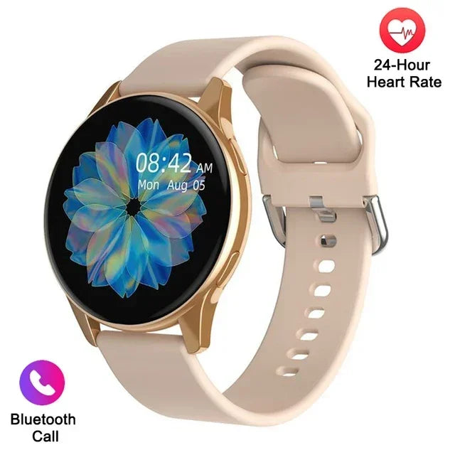 Relógio Inteligente Xiaomi NFC 2024 para Chamadas Bluetooth à Prova d'Água, Relógio Inteligente Masculino e Feminino, Bracelete Fitness com Face de Relógio Personalizada