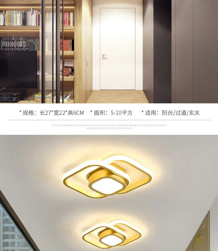 3 Cor Clara LED Lâmpada de Teto Moderna Regulável Lustre de Quarto Luzes de Teto Para Sala de Jantar Sala de Estar Lâmpada de Corredor Nórdico