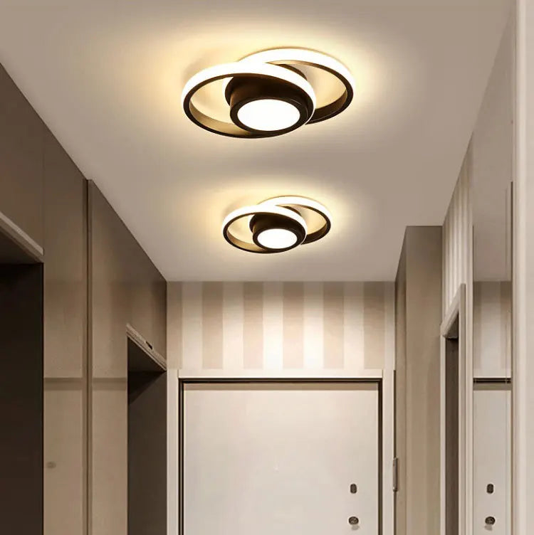 3 Cor Clara LED Lâmpada de Teto Moderna Regulável Lustre de Quarto Luzes de Teto Para Sala de Jantar Sala de Estar Lâmpada de Corredor Nórdico