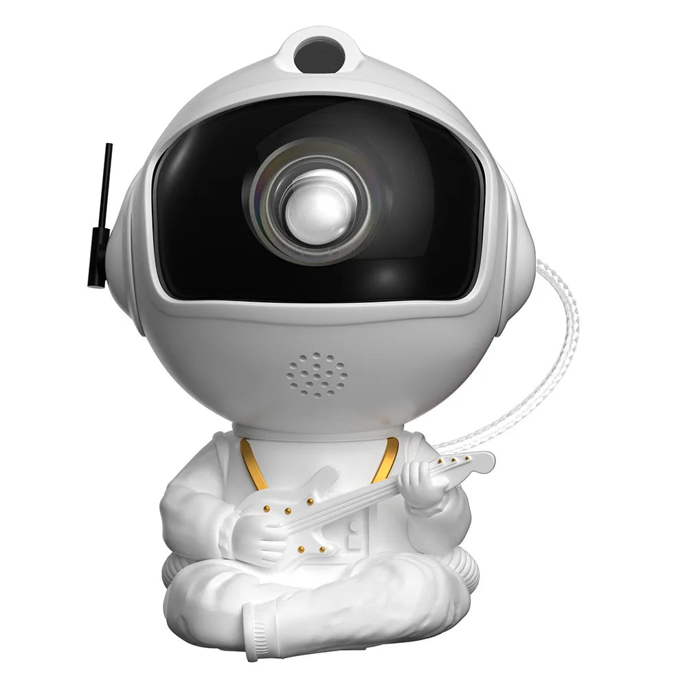 Projetor de Luz de Astronauta Galaxy Star - Projetores de Céu Estrelado, Lâmpada de Decoração para Quarto, Nebulosa, Luz Noturna de LED, Presente para Crianças e Adultos