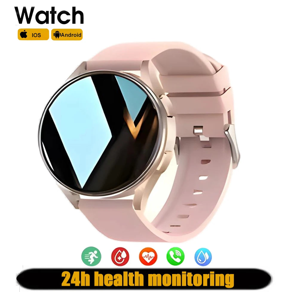 Relógios inteligentes Bluetooth de chamadas da nova moda em 2025 - monitoramento de saúde, mostradores personalizados, despertador, relógio esportivo para homens e mulheres, presente de smartwatch.