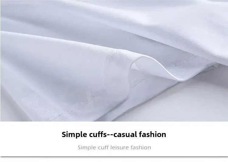 Camiseta masculina de verão estilo coreano Slim Fit de manga curta 140g blusa de poliéster suaviza sua silhueta Cor sólida Camada de base Top