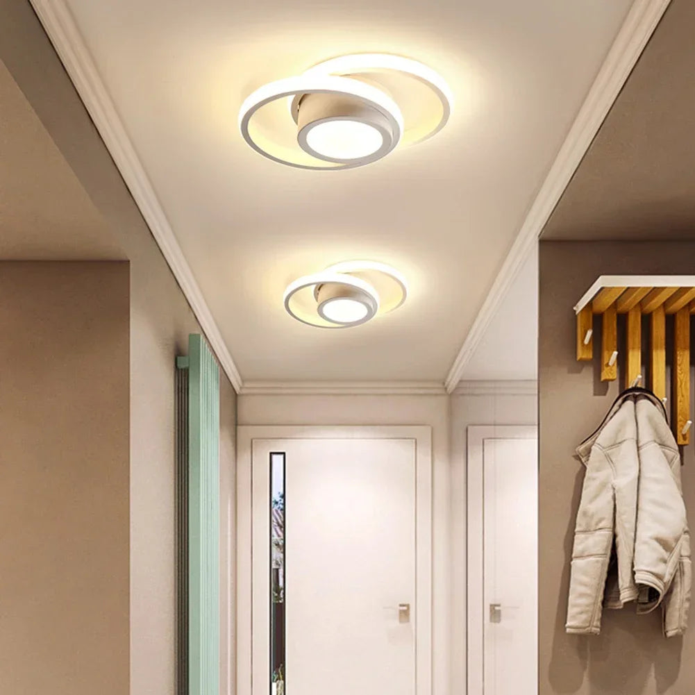 3 Cor Clara LED Lâmpada de Teto Moderna Regulável Lustre de Quarto Luzes de Teto Para Sala de Jantar Sala de Estar Lâmpada de Corredor Nórdico