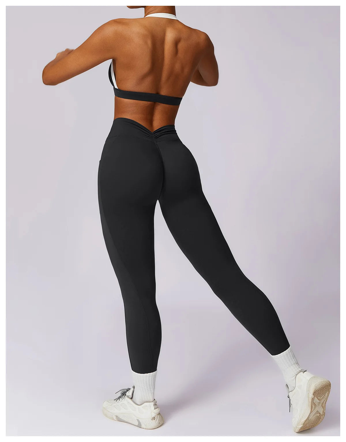 2 Pcs Conjunto de Ginástica Mulheres Treino Sem Encosto Yoga Terno Mulheres Secagem Rápida Legging Fitness Sutiã Camisa de Manga Curta Terno Esportivo Feminino