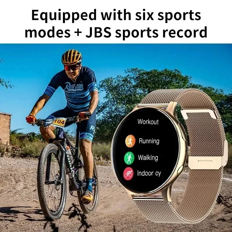 Relógio Inteligente Xiaomi NFC 2024 para Chamadas Bluetooth à Prova d'Água, Relógio Inteligente Masculino e Feminino, Bracelete Fitness com Face de Relógio Personalizada