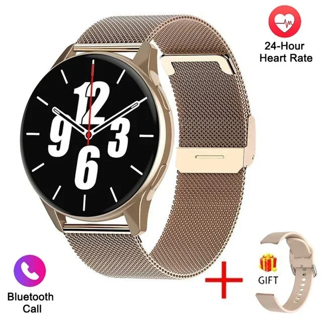 Relógio Inteligente Xiaomi NFC 2024 para Chamadas Bluetooth à Prova d'Água, Relógio Inteligente Masculino e Feminino, Bracelete Fitness com Face de Relógio Personalizada