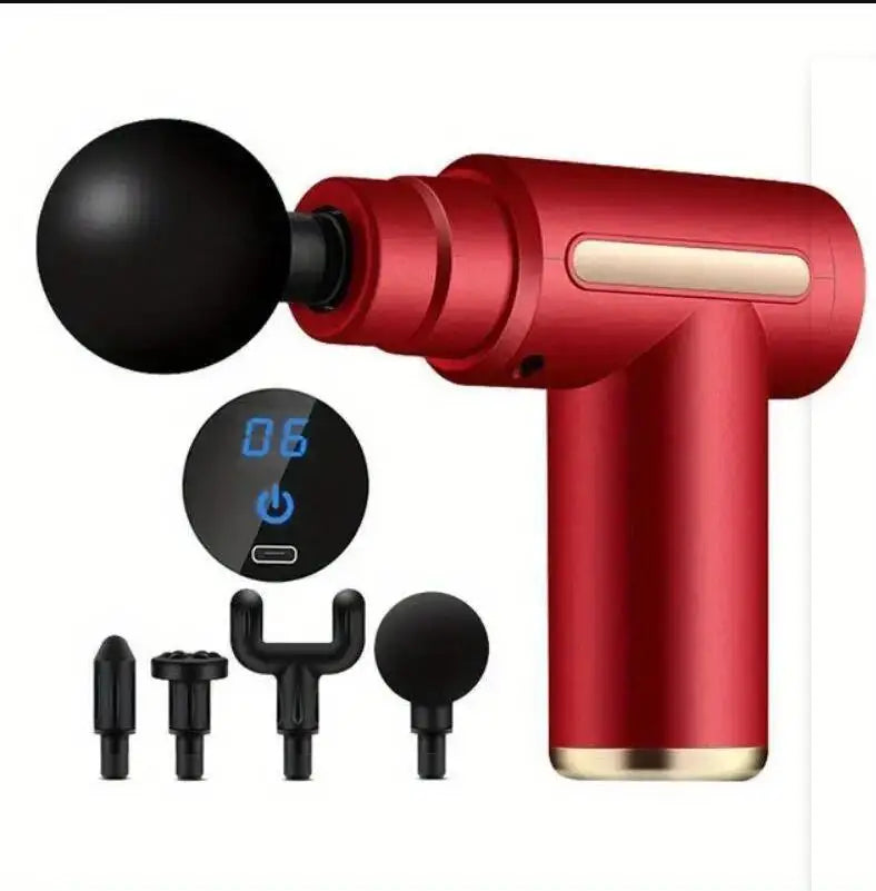 Mini Pistola de Massagem Muscular Protable Body Massager Massageador de percussão portátil profundo para corpo de costas e pescoço perna