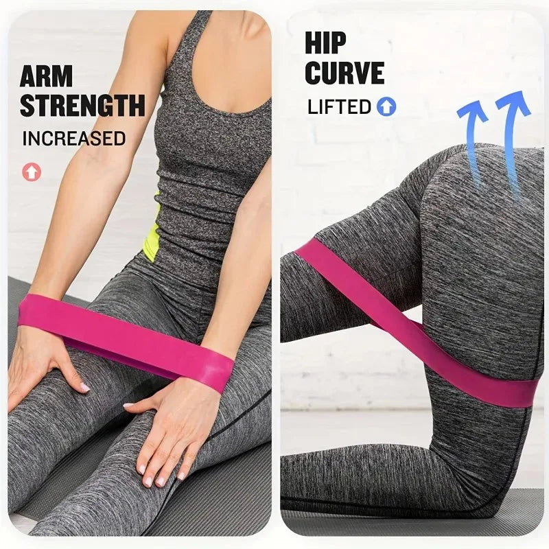 Elástico de Fitness, Banda de Resistência, Exercício de Yoga, Treinamento na Academia, Esportes, Anel de Fitness, Crossfit, Bandas de Resistência