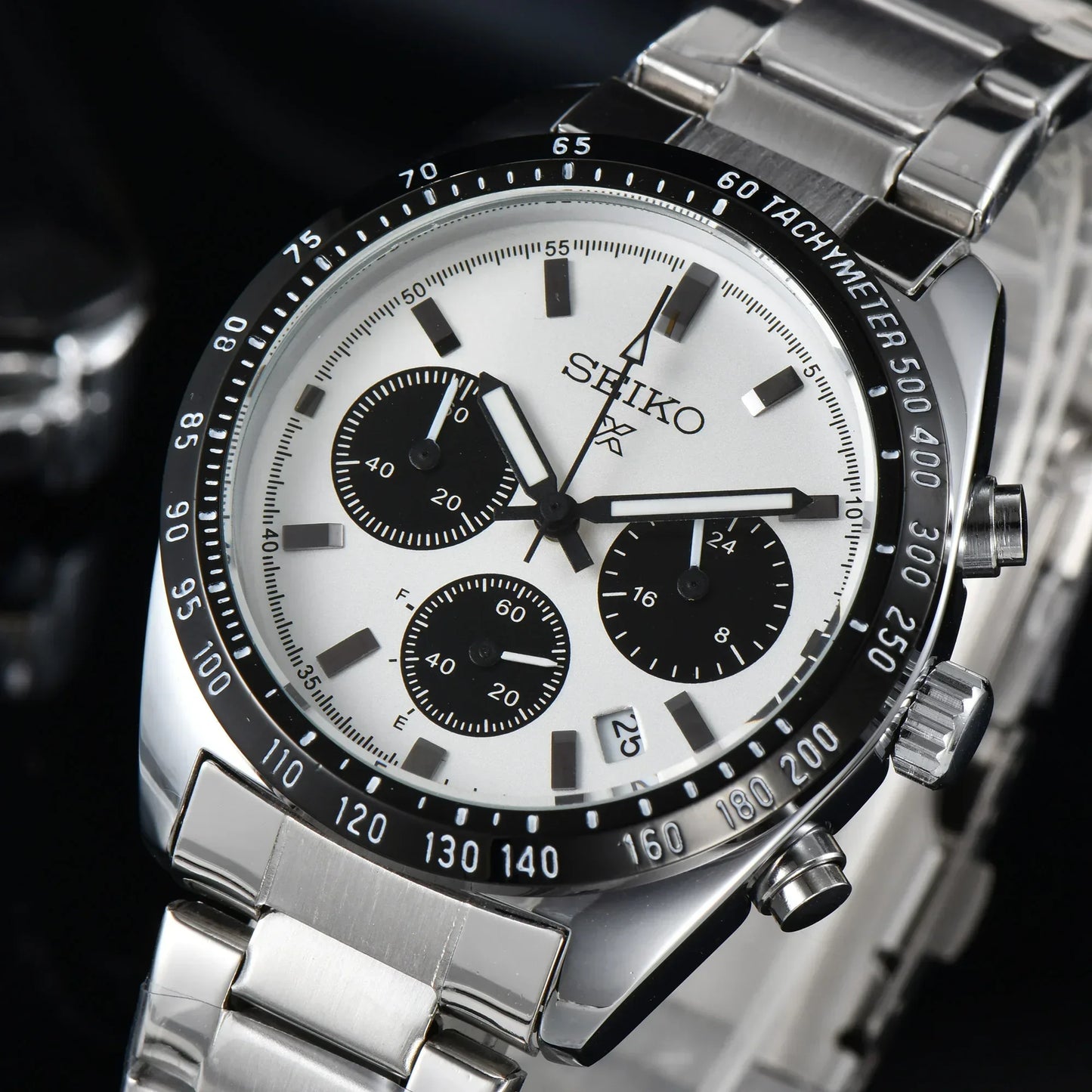 Seiko Marca de Luxo Moda Negócios Esportes Casuais Multifuncional Cronógrafo Venda Quente Mens Relógio de Pulso de Quartzo Não Mecânico