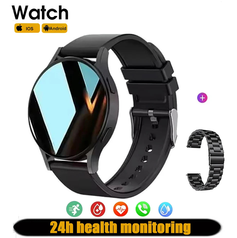 Relógios inteligentes Bluetooth de chamadas da nova moda em 2025 - monitoramento de saúde, mostradores personalizados, despertador, relógio esportivo para homens e mulheres, presente de smartwatch.