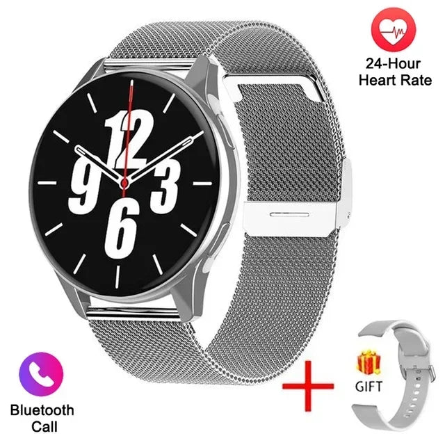 Relógio Inteligente Xiaomi NFC 2024 para Chamadas Bluetooth à Prova d'Água, Relógio Inteligente Masculino e Feminino, Bracelete Fitness com Face de Relógio Personalizada