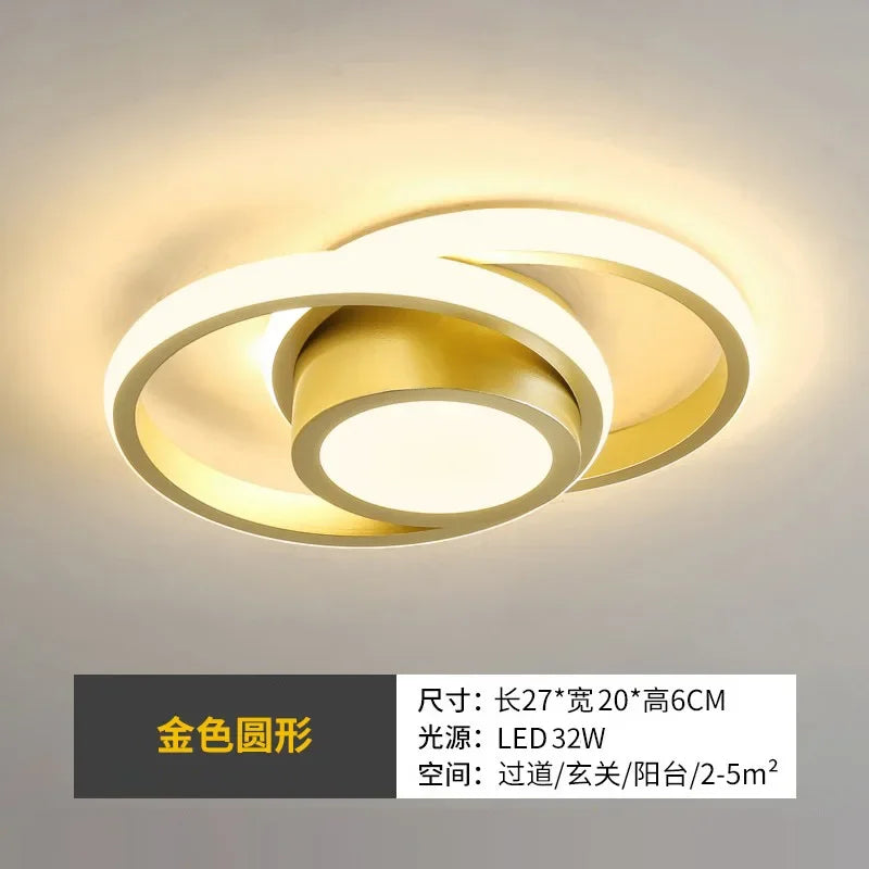 3 Cor Clara LED Lâmpada de Teto Moderna Regulável Lustre de Quarto Luzes de Teto Para Sala de Jantar Sala de Estar Lâmpada de Corredor Nórdico