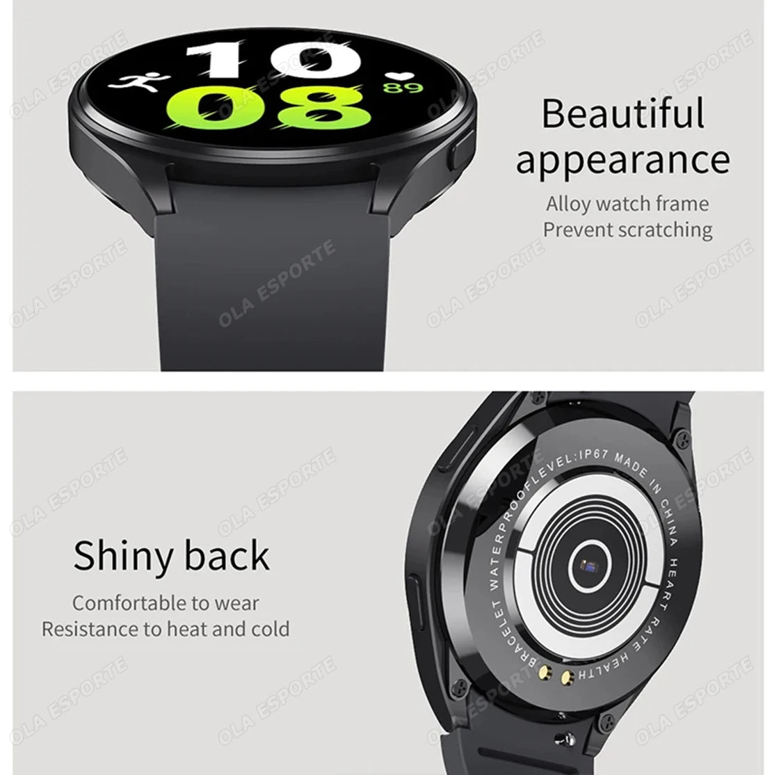 Relógios inteligentes Bluetooth de chamadas da nova moda em 2025 - monitoramento de saúde, mostradores personalizados, despertador, relógio esportivo para homens e mulheres, presente de smartwatch.