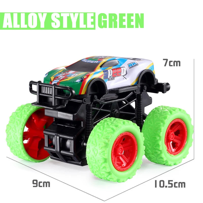 Puxe para trás o carro de brinquedo Rotação inercial do carro Veículo off-road com tração nas quatro rodas SUV Racing Power Car Toy CarGift para crianças