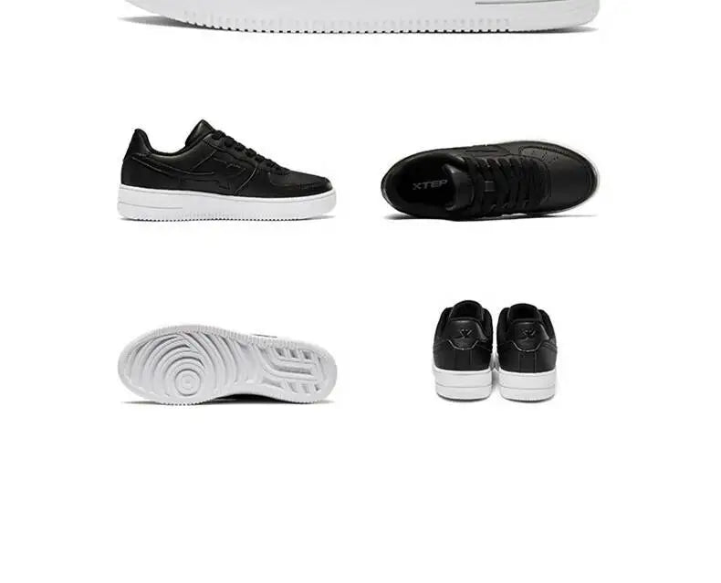 Xtep Homens Sapatos de Skate Antiderrapante Casual Branco Casal Tênis de Skate Masculino Feminino Sapatos de Marca de Luxo 881219319851