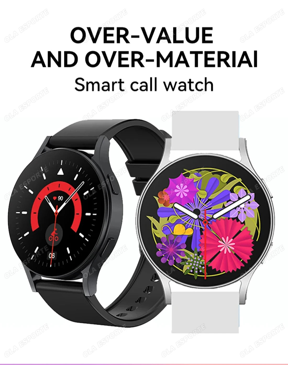 Relógios inteligentes Bluetooth de chamadas da nova moda em 2025 - monitoramento de saúde, mostradores personalizados, despertador, relógio esportivo para homens e mulheres, presente de smartwatch.