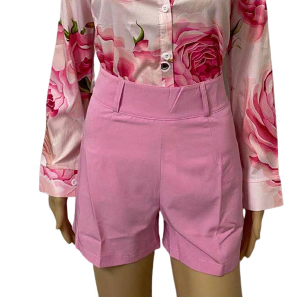 Shorts Femininos Bottoms Hot Pants Verão Chic Cor Sólida Zíper Traseiro Hot Pants Cintura Alta Cor Sólida Zíper Traseiro Slim Shorts