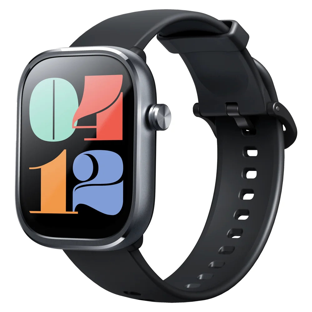 Mibro Watch C4 2 polegadas HD Display Bluetooth Call 24H Oxigênio no sangue Monitoramento da frequência cardíaca 100 modos de treino Smartwatch para homens mulheres