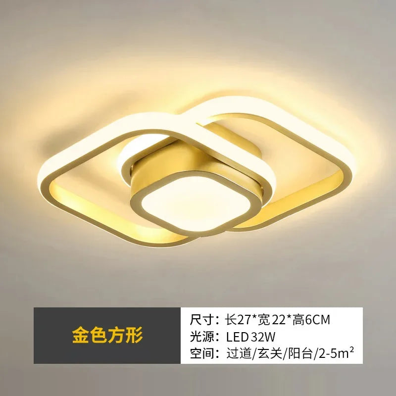3 Cor Clara LED Lâmpada de Teto Moderna Regulável Lustre de Quarto Luzes de Teto Para Sala de Jantar Sala de Estar Lâmpada de Corredor Nórdico
