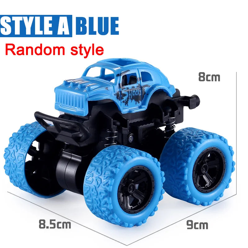 Puxe para trás o carro de brinquedo Rotação inercial do carro Veículo off-road com tração nas quatro rodas SUV Racing Power Car Toy CarGift para crianças