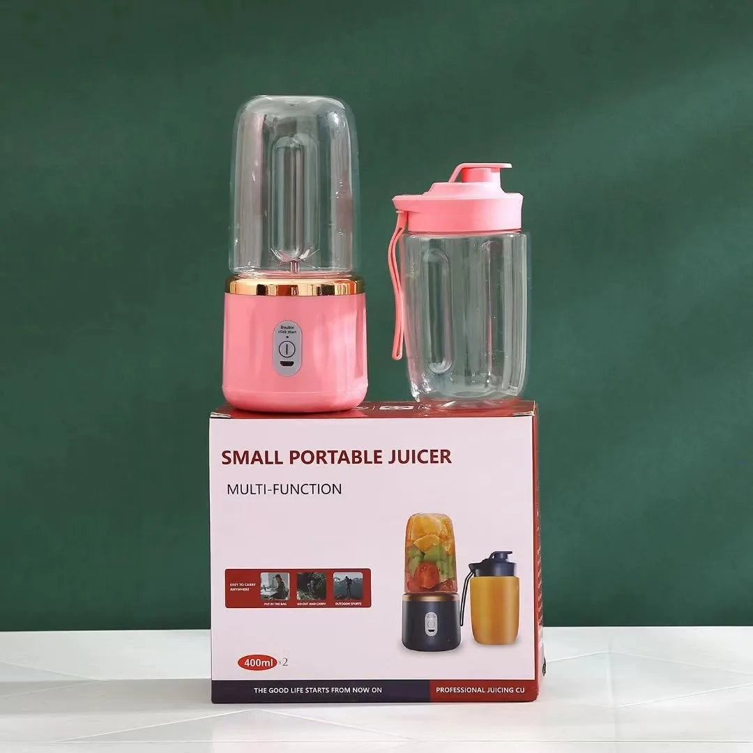 Liquidificador Portátil de Suco Usb Recarregável, Máquina de Copo de Suco com 6 Lâminas, Liquidificador Automático de Smoothie de Frutas