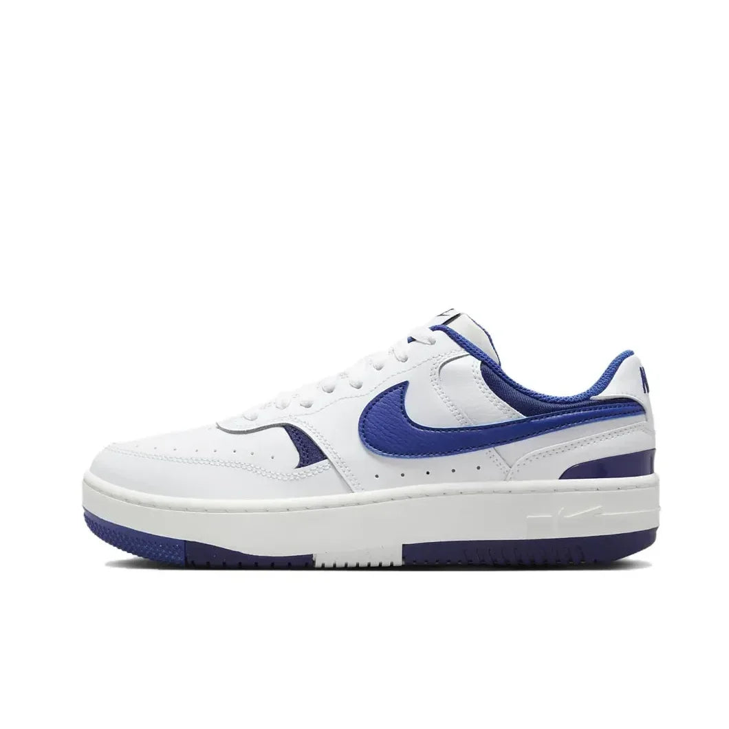 Nike branco verde colorway Gamma Force Sapatos de placa de baixa moda confortáveis antiderrapantes resistentes ao desgaste Modelos masculinos e femininos
