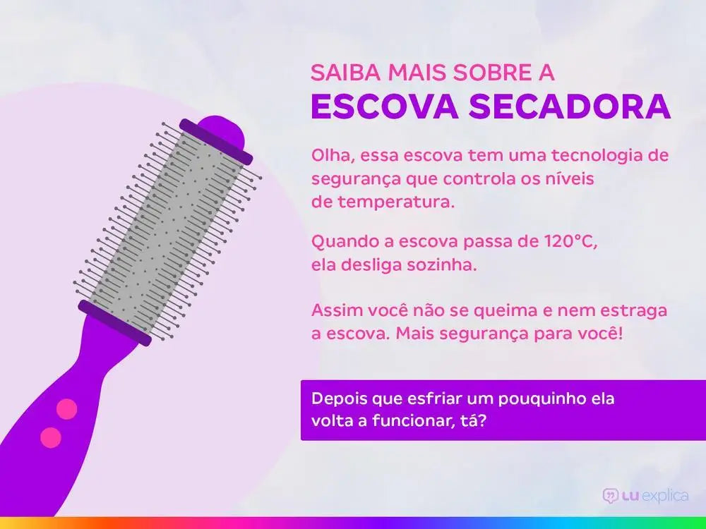 BES24P Compact Bivolt - Escova Secadora Bivolt Britannia