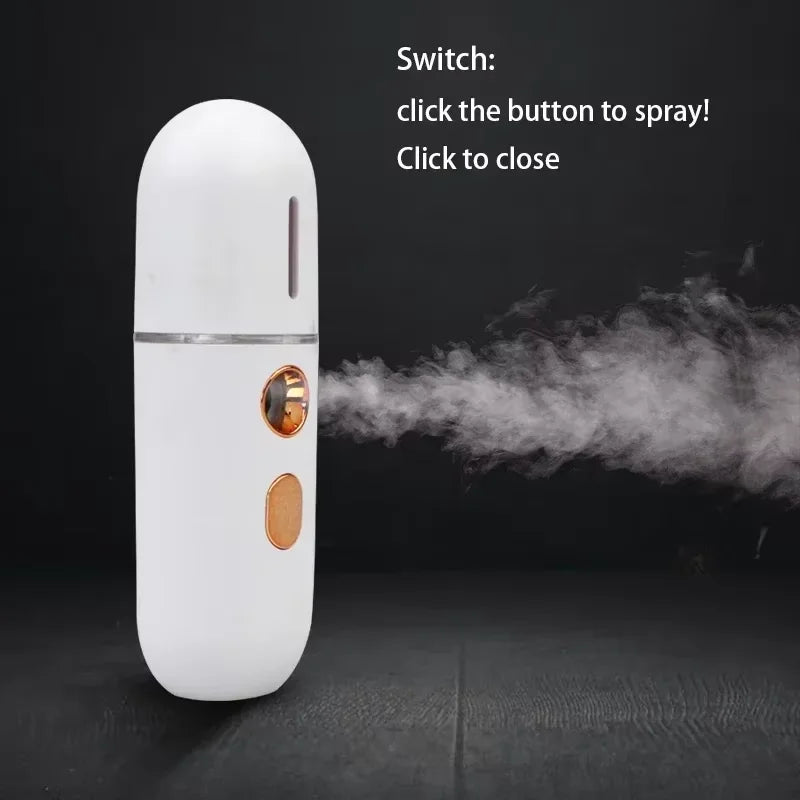 Mini Vaporizador Facial Nano Spray Hidratante