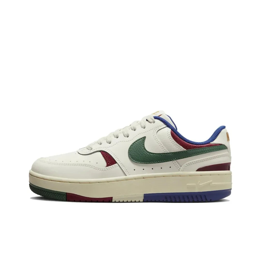 Nike branco verde colorway Gamma Force Sapatos de placa de baixa moda confortáveis antiderrapantes resistentes ao desgaste Modelos masculinos e femininos