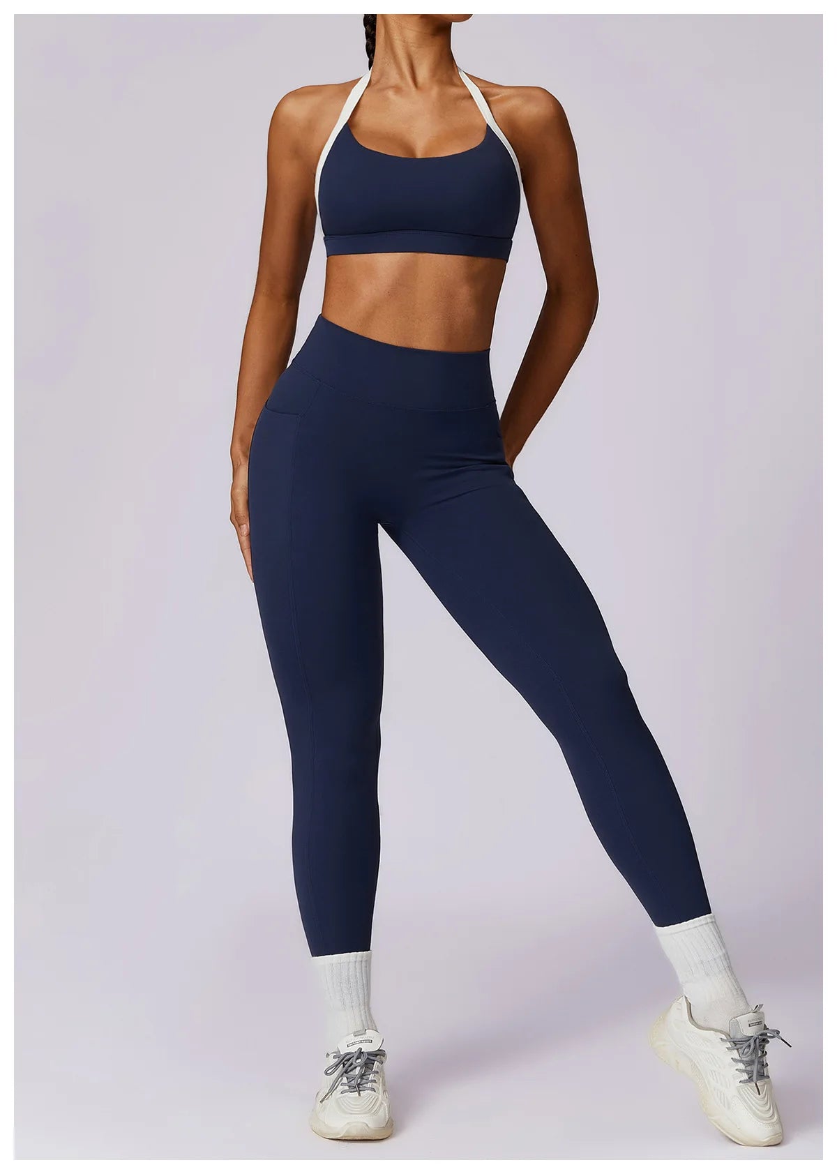 2 Pcs Conjunto de Ginástica Mulheres Treino Sem Encosto Yoga Terno Mulheres Secagem Rápida Legging Fitness Sutiã Camisa de Manga Curta Terno Esportivo Feminino