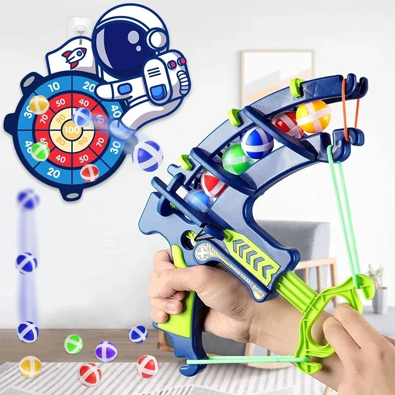 Jogos Educativos Dart Board Baby Toy Stickey Ball Dart Indoor Sports Child Montessori Games para crianças de 3 a 7 anos