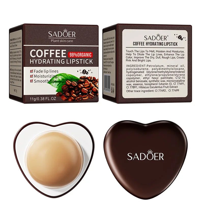 Máscara Labial Hidratante SABOR café