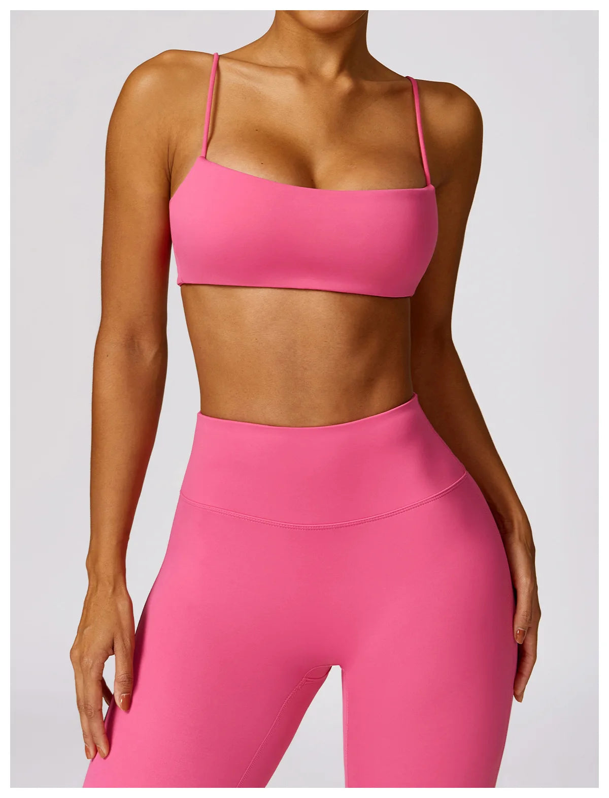 Sexy Fitness Treino Mulheres Conjunto de Ioga Treino Sem Costura Sportswear Roupas de Ginástica Sutiã Esportivo Top Leggings de Cintura Alta Ternos Esportivos