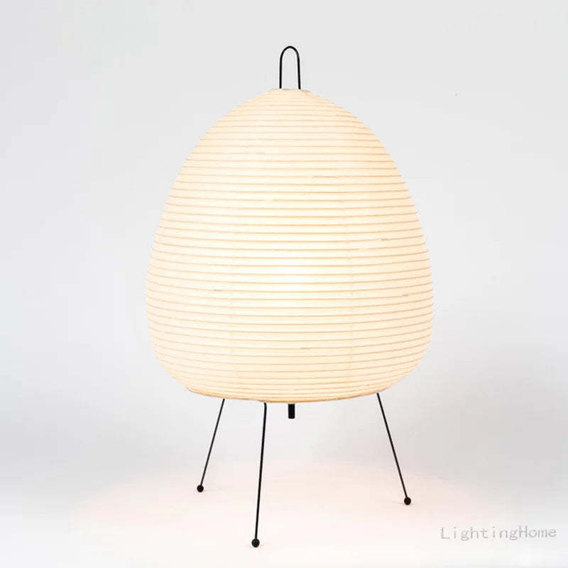 Design japonês Akari Wabi-sabi Yong Candeeiro de Mesa Impresso Lâmpada de Papel de Arroz Quarto Decoração de Mesa