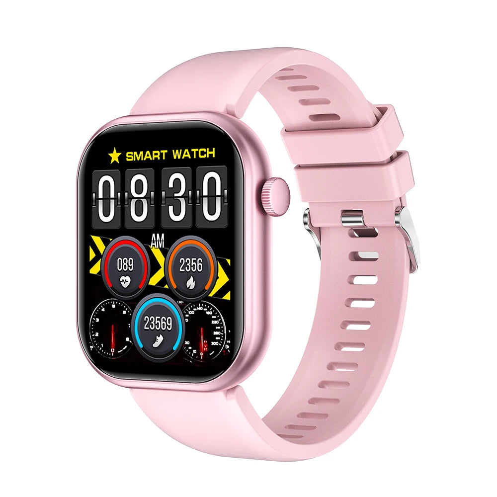 Relógio Inteligente 2025 para Mulheres, Tela Sensível ao Toque Completa, Chamada Bluetooth, À Prova d'Água, Relógio Fitness Esportivo, Smartwatch Lady Reloj Mujer